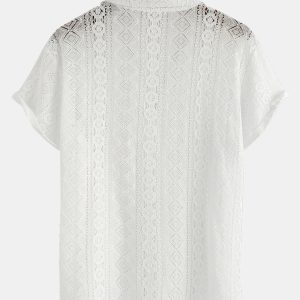 00a4c177256db5eb60ea4a175e08dda12901f6138136af82f384061c42bd0092.jpg Geometry Textured Cuban Shirt