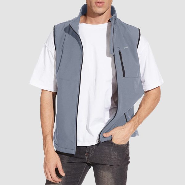 02f4b2b8e075cc8980dd7ca218baaef38bb3d7d2c5920d0cdd82680329bdae76.jpg Men's Lightweight Vest Windproof Sleeveless Jacket Outdoor Hiking Camping Fishing Photography Gilet with Zip Pockets