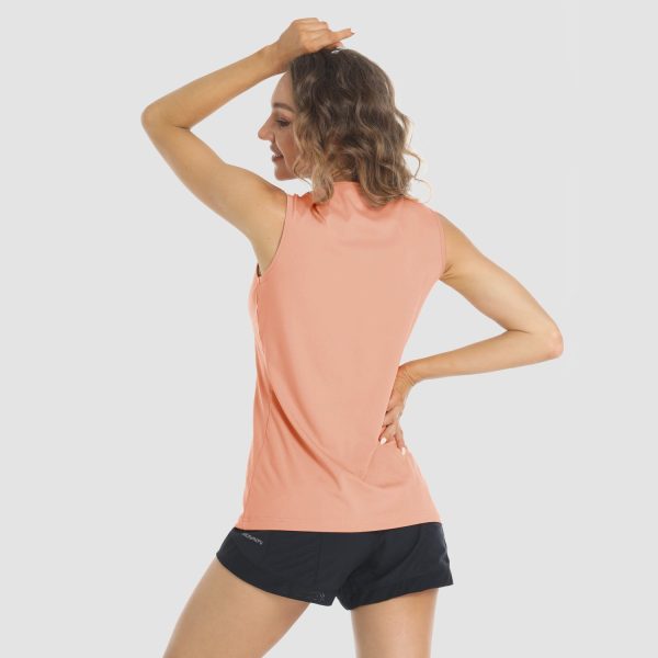 0e795dd6d1196a2f3821a139735c1982dc6beb240202bf9b4bcc80d0a0704f99.jpg Women's Sleeveless Workout Shirts Dry Fit Running Wicking Tank Tops Active Gym