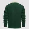 Men's Corduroy Jacket Sherpa Lined Cargo Jackets Cotton Turn Down Collar Winter Warm Casual Work Coat with 5 Pockets