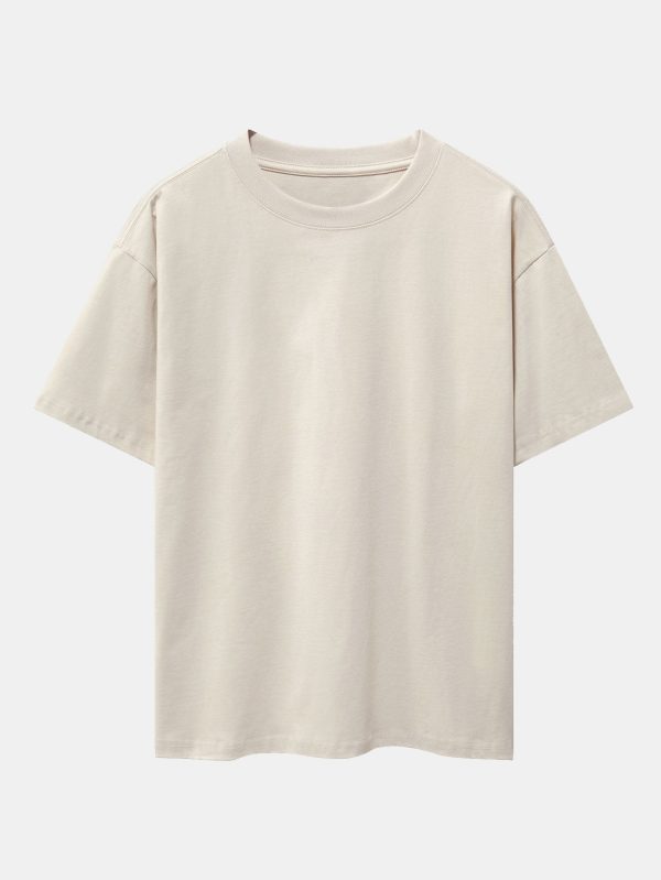 10fa0736eabaa5d8697b8f568821606ad2b1fe74cb52a6aeb2296e759696adea.jpg Slogan Back Print Oversize T-Shirt & Corduroy Shorts