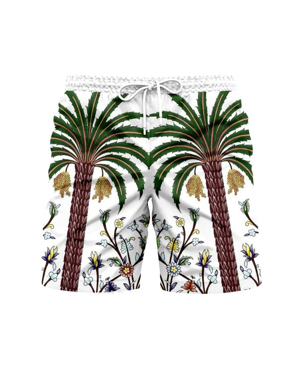 Suitmens Men's Hawaii Vacations Print Shirt Three-Piece Set 059