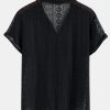 Geometry Textured Cuban Shirt