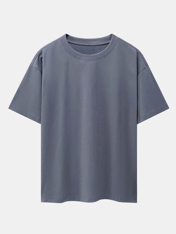 14412e3804f36fb01bfcc6acbc18ccfd39cfc32a23b20bf913232bd148c1a763.jpg Basic Heavy Weight Drop Shoulder Oversize T-Shirt