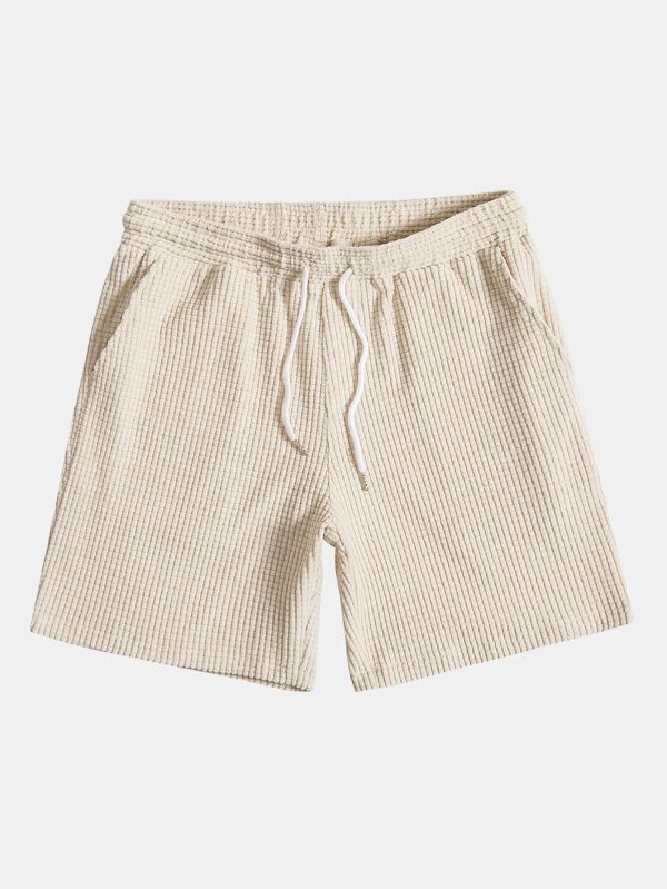 Waffle Polo Shirt & Waffle Shorts