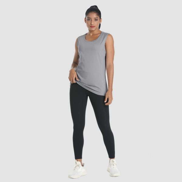 18f1cb2739bb18634ea9f4222bfcd826f8fa6703df90e2e3b993ffef8b48be1e.jpg Women's Sleeveless Workout Shirts Dry Fit Running Wicking Tank Tops Active Gym