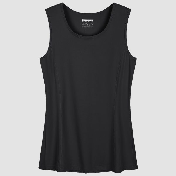 1aede4f0deaccbcf5dbaa396f701035c956efe0ab8e5438d77e65a790fdfad33.jpg Women's Sleeveless Workout Shirts Dry Fit Running Wicking Tank Tops Active Gym