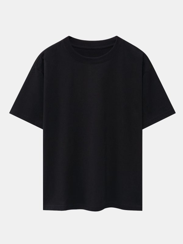 1fc0232bd0b864014d1a481670c9c9d1f43146367d89ee0e45f077cb62abab90.jpg Basic Heavy Weight Drop Shoulder Oversize T-Shirt