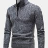 1ff2b218d04be2a1ee439c762398a6858abc2c2e7fc0faa5bb8cfde86887a3f7.jpg Textured Quarter Zip Sweater