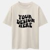 1ff4305bb8241f1bf50985e0317511456c5ff089aa984137679cb068af36be37.jpg Your Design Here Print Drop Shoulder Oversize T-Shirt