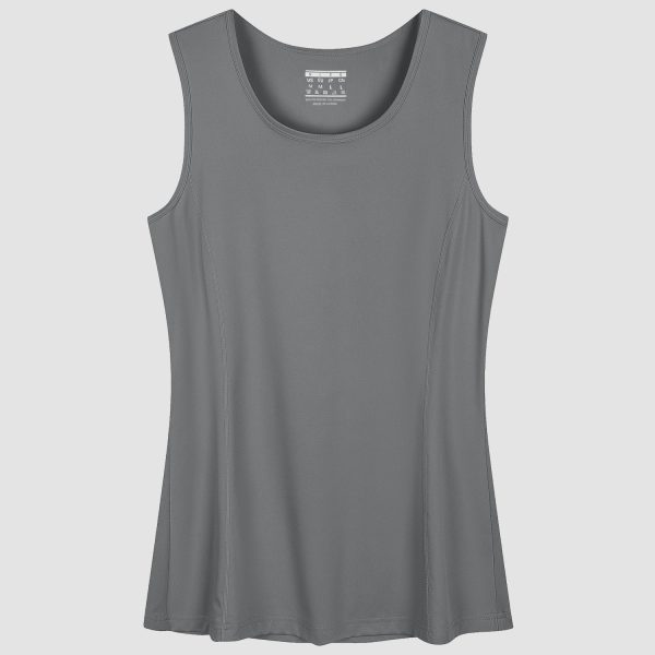 210e3ac988c256f36ff1f7a9f503af88c02fac7cab33c9686c4210bc89b80546.jpg Women's Sleeveless Workout Shirts Dry Fit Running Wicking Tank Tops Active Gym