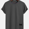 21af3348ff4d03b654178ba5ca05f71081cda4c0209fd3f1ac02242026386cef.jpg Muscle Fit Arc Hem Mesh T-Shirt