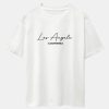 24bd61ed5cddee5a269a879cef77c7ef305b1ae5da9ff4e3ce54298966981146.jpg Los Angeles Handwritten Print Heavy Weight Oversize T-Shirt