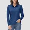 2518c42012e86b9a3988ae7a95d0e902fc16f38ce000939f3d4dcd01db7aa0f8.jpg Women's Polo Shirts Long Sleeve UPF 50+ Sun Protection Golf Shirts Quick Dry Athletic Workout Collared Shirt