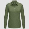 28a87fd5e0e88801c4c82730dddb1bda48f9f70d3e2b22aabff73ea7ed357141.jpg Women's Polo Shirts Long Sleeve UPF 50+ Sun Protection Golf Shirts Quick Dry Athletic Workout Collared Shirt