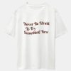 29e0e717a88d3ba39484449e55c6bc00d537eb096d7e82728faa6ff05889344b.jpg Slogan Print Drop Shoulder Oversize T-Shirt