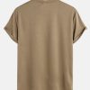 2aa073fb7b4aeb2af36707fee4e5ee4259da637fd6af4276f50b5a02400a4ada.jpg Muscle Fit Arc Hem Mesh T-Shirt