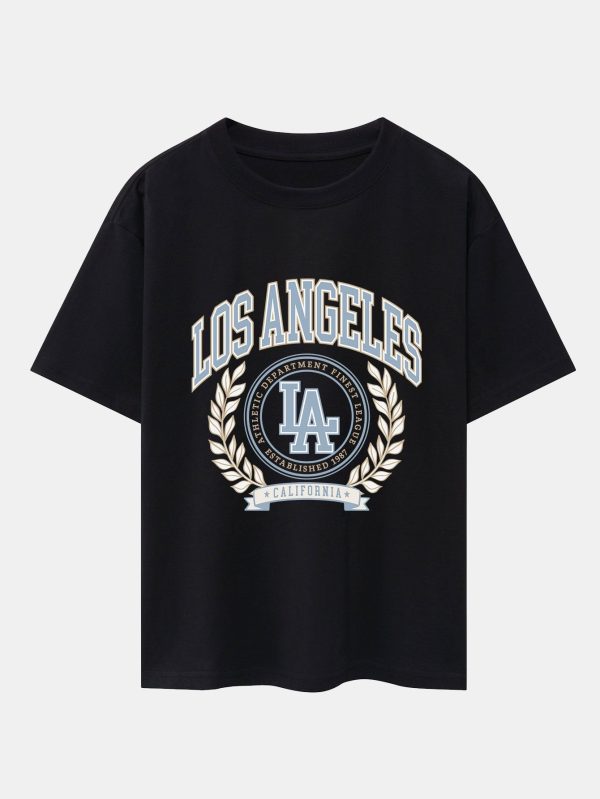 317f81a8651762810f7b338e10429c2ef41e2181583b6ce7121f5abf6a48923b.jpg Los Angeles Varsity Print Heavy Weight Oversize T-Shirt