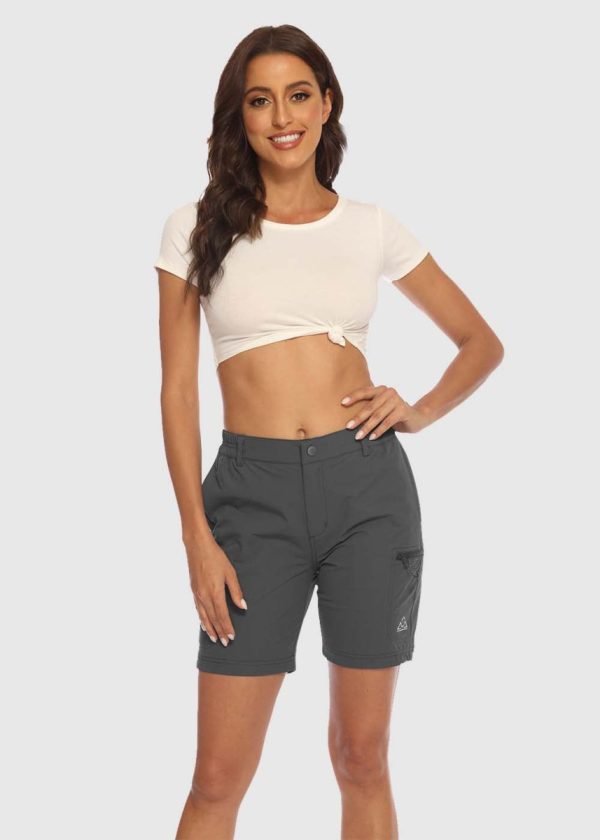 31c3c5ea39e53bed45056d8df673d7fe792fa2250f4d367a05df2d8771856a9e.jpg Women's Quick Dry Lightweight Stretchy Cargo Shorts