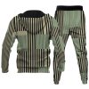 Men's Personalized Printed Hoodie Set 018