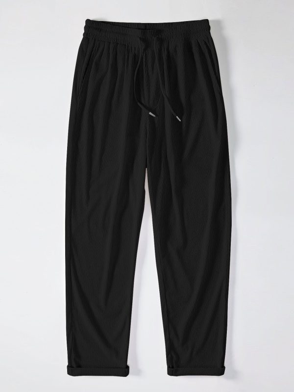 Corduroy Button Up Short Sleeved Shirt & Straight Leg Corduroy Pants