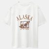 Alaskan Eagle Print Heavy Weight Oversize T-Shirt