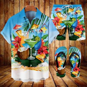 39631a191ba7b9b2436b3545b05c83d17d7ad11ea3e225238dc190011a9e001c.jpg Suitmens Men's Hawaiian Tiki Party Shirt Three-Piece Set 047