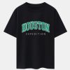 396e10a4ad8f8093d38431e09dd6df2f6e99ca27dab7b4bf0b0e14ae36cb497d.jpg Houston Print Drop Shoulder Oversize T-Shirt & Sweat Shorts
