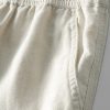 Short Sleeve Half Button Fly Henley Collar Shirt & Straight Leg Linen Pants