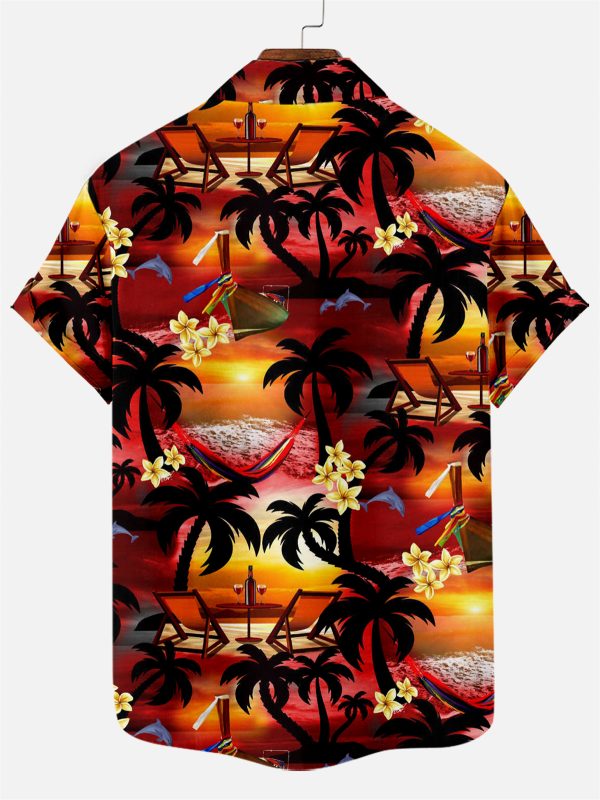 3d1ac0d4296c637ae8c8f3520749834684db6bc376d3134016305493fb64f739.jpg Suitmens Men's Men's Tiki Style Hawaiian Vacation Print Three-Piece Set 035