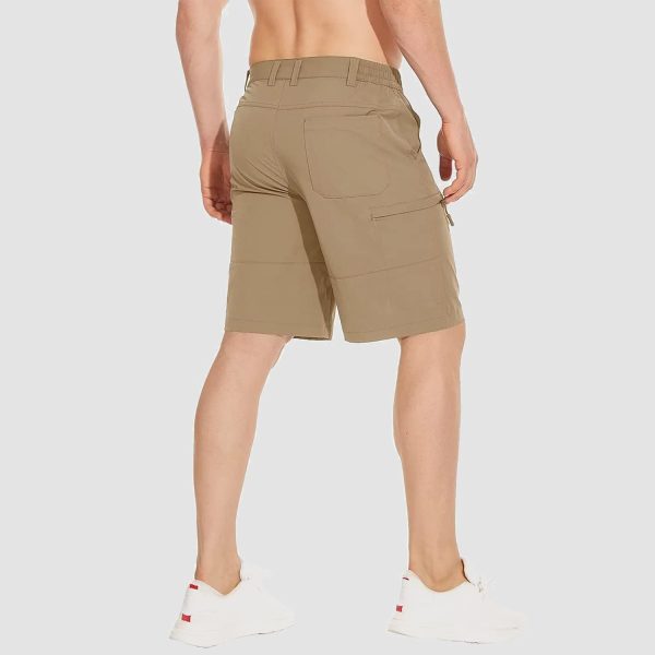 Men's Hiking Shorts 5 Pockets Water-Resistant Ripstop Quick Dry Outdoor Shorts
