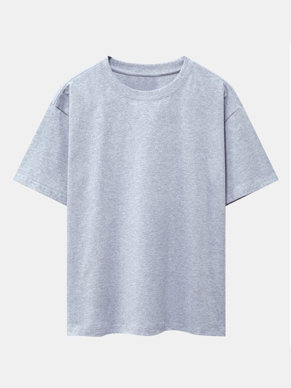 3e44c0987538410a707c2117bfbb8cac570274a3c140ccd5e67aa79999162b08.jpg Basic Heavy Weight Drop Shoulder Oversize T-Shirt