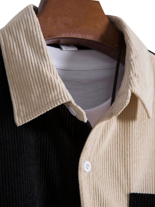 3fac5f6214e3b56a1fb29faf99998081caae39d144c54d5686d6e3345a60b6af.jpg Two Tone Corduroy Shirt & Corduroy Shorts