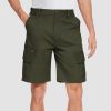 43280e2116d028271ea5f53511901d3426c1488b16b36a5a3dc84a332dd0419b.jpg Men Classic Cargo Lightweight Many Pockets Work Elastic Waist Casual Cotton Comfortable Shorts