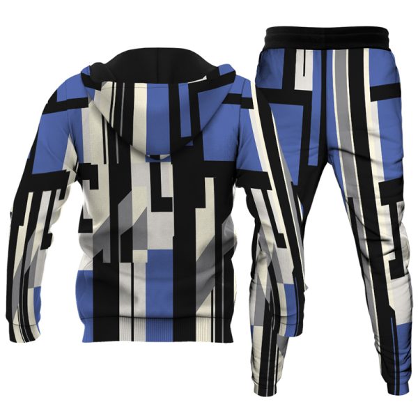 Men's Personalized Printed Hoodie Set 020