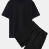 44c0cd0b50e8475fd65ba26171c022457c5734cec706c79c143b0ca26bb53b5d.jpg Slogan Back Print Oversize T-Shirt & Corduroy Shorts