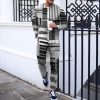 Men's Casual Personality Print Suit 013