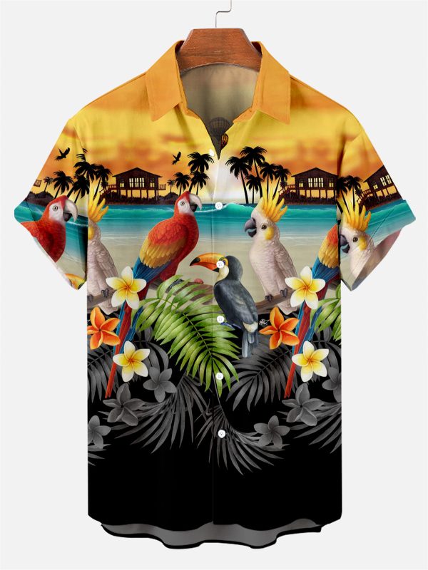 4ad970129900f364fc4d03e81b448957a37c88731567d000604079f32538a2fc.jpg Suitmens Men's Men's Tiki Style Hawaiian Vacation Print Three-Piece Set 034