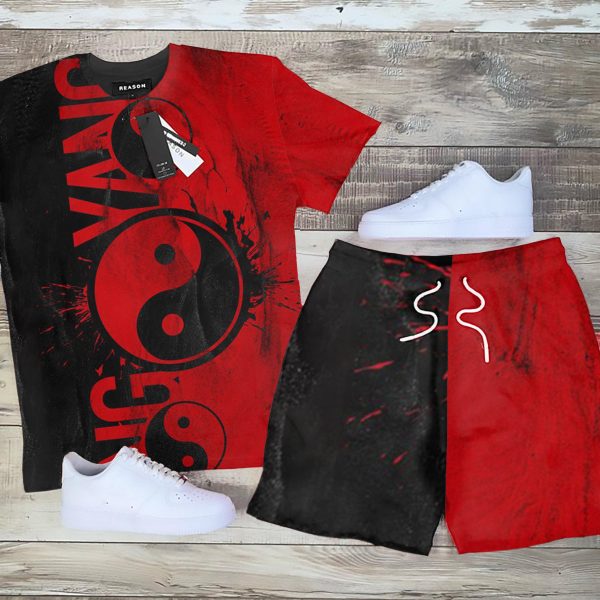 4c2c3be63f3f282bf6c5e82363350b9616c96169440a3d8ac0247e3c847c3cf1.jpg Suitmens Men's Daily Casual 3D Printed Short Sleeve T-Shirt Set 07