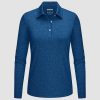4e8be875f03d31bfaf03b31afc056027b0c618584a04cdc5a242e3b04d3d1457.jpg Women's Polo Shirts Long Sleeve UPF 50+ Sun Protection Golf Shirts Quick Dry Athletic Workout Collared Shirt