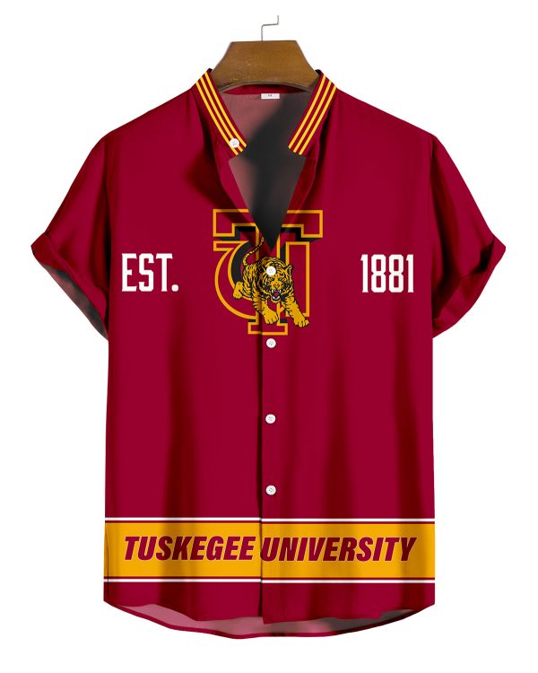 5215788b7744adfb48f7d5134ca6cdbde09da2fa8a910304181be160cde36311.jpg Tuskegee University Shirt Three-Piece Set 075