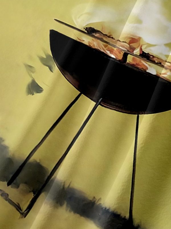 Retro Beauty Chest Pocket Short Sleeve Hawaiian Shirt