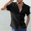 52f8836bd491fc7988c61e8cff54cfe0b16c314fa14f93c97bb9c76e83e42e07.png Summer Men's Solid Color Short Sleeve Casual