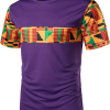 5ce12b34e321227117ac3d38dd00fa617d0d4286161a69af802354353f892b72.png Men's Printed Colorblock T-Shirt and Shorts Set 024
