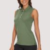 5d1eaddd175113d02ac47106f71ec9b8c193d5b4f04df58a6770e418cade2ba7.jpg Women's Polo T-Shirts Sleeveless Tennis Golf Tee Shirts 4-Button