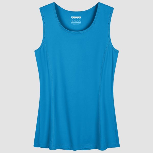 68396be46aa7dba72cf4f8ecec42694e7680c1dd666ce644810310cd842f8d91.jpg Women's Sleeveless Workout Shirts Dry Fit Running Wicking Tank Tops Active Gym