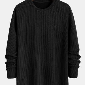 6b77be7dfa1910583de4ec942916d682eb75bfc97c4c68311da48ebeb049a6e2.jpg Long Sleeved Muscle Fit Ribbed T-Shirt