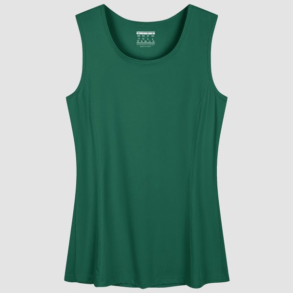 6d86a510ed8903eac1e4de233b58ed00935e29b7cd9624d9dff1959f11a4f105.jpg Women's Sleeveless Workout Shirts Dry Fit Running Wicking Tank Tops Active Gym