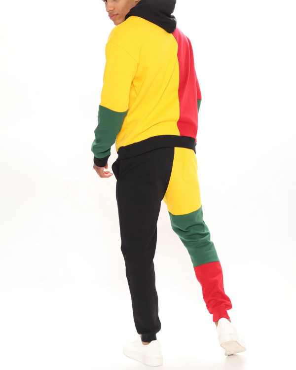 6ea86aa7aa3ee2cf8b8b85194616a44256f46dc694aed0daa0ec8b0fb0c55b3e.png Men's Colorblock Print Hoodie Set