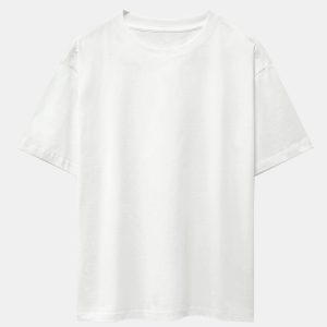 6ffe455fecb653269f5642baa7e1a910be2eac4e749da6a5b188806a04a7af54.jpg Slogan Floral Back Print Oversize T-Shirt